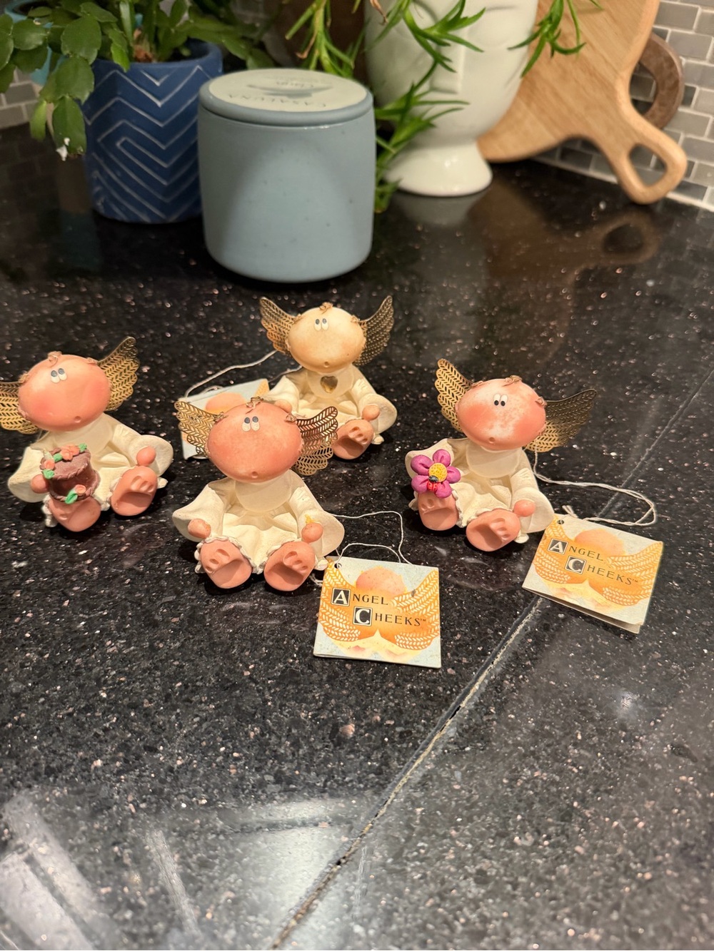 Vintage Lot of 4 Angel Cheeks by Russ